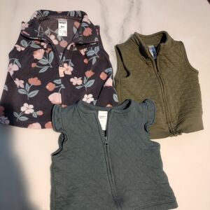 Carter's 3-6M Baby Girl Vest Bundle